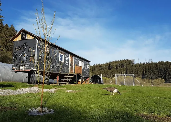 בית הארחה Living Legends - Tiny House Auf Den Wiesen Der Edermuehle Grosspertholz
